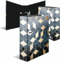 Herma Cubes A4 Karton Gyűrűs Mappa - Kockás mintás