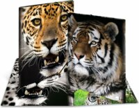 Herma Leopard A3 Rugalmas PP Gumis mappa - Leopárd mintás
