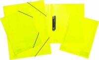 Herma Neon A4 PP Gumis Mappa 3 darab - Sárga