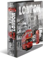 Herma London A4 Karton Gyűrűs iratrendező - London mintás