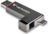 Verbatim Dual QuickStick USB-A / USB-C 3.2 Gen 1 256GB Pendrive - Szürke