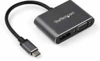 StarTech CDP2DPVGA USB-C apa - Displayport/VGA anya Adapter - Szürke