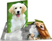 Herma Hunde A3 PP Gumis mappa - Kutya mintás