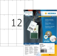 Herma 6872 Univerzális Etikett cimke 52.5 x 94 mm Tintasugaras és lézer nyomtatóhoz (1200 címke / csomag)