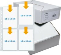 Herma 7562 Fényképalbum betét 10x15 cm fényképhez 250 db lap (8 fotó/lap) - Fehér