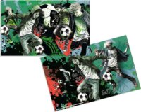 Herma Street Soccer 55 x 35 cm könyökalátét gyerekeknek 3 darab - Utcai foci mintás