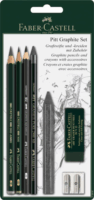 Faber-Castell Pitt Kezdő Grafitkészlet Hegyezővel és radírral (7db/csomag)