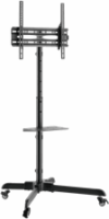 SBOX FS-224-2 32"-55" TV / Monitor gurulós padló tartó állvány - Fekete