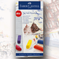 Faber-Castell Mini Puha pasztellkréta készlet - Vegyes színek (24db/csomag)