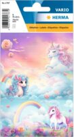 Herma Happy Unicorns Füzet- és könyvcimke 3 x 9 db - Unikornis mintás