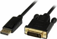 Startech DP2DVIMM6BS DisplayPort - DVI (Apa-Apa) Adapterkábel 1.8m - Fekete