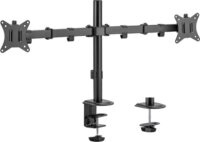 LC Power LC-EQE-A32B-D 17"-32" Monitor asztali tartó kar - Fekete (2 kijelző)
