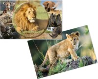 Herma Afrika Tiere 55 x 35 cm könyökalátét gyerekeknek 3 darab - Afrikai állatok mintás