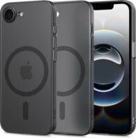 Tech-Protect Apple iPhone 16e Magslim Hátlapvédő Szilikon Telefontok - Matt Fekete