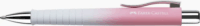 Faber-Castell Poly Nyomógombos Golyóstoll (Kék tinta / M) - Rózsaszín/Fehér