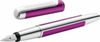 Pelikan Pura P40 Töltőtoll ajándékdobozban (Kék tinta / M ) - Ezüst/Lila
