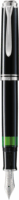 Pelikan M805 Töltőtoll Ajándélkdobozban (Kék tinta / M) - Fekete/Ezüst