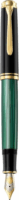 Pelikan M800 Töltőtoll Ajándélkdobozban (Kék tinta / M) - Fekete/Zöld