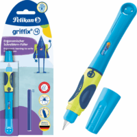 Pelikan griffix Neon Jobbkezes Töltőtoll (Kék tinta) - Kék