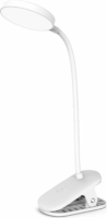 ColorWay CW-DL10FCB-W Hordozható Akkus Flexible & Clip Asztali LED lámpa 13,5 cm - Fehér