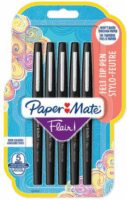 Paper Mate Flair Filctoll készlet 0.7mm - Fekete (5db / csomag)
