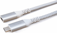 Equip 128376 USB-C apa - USB-C anya 3.2 Hosszabbító kábel 1m - Fehér