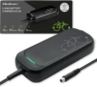 Qoltec 50334 Elektromos kerékpár töltő - 2000mAh - 8.0x8.0