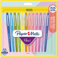 Paper Mate Pasztell Flair Filctoll készlet 0.7 mm - Vegyes színek (12 db / csomag)