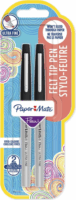 Paper Mate Flair UF Tűfilc készlet 0.4 mm - Fekete (2db / csomag)