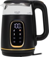 Adler AD 1305 1.7L Vízforraló 2200 Watt - Fekete/Arany