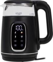 Adler AD 1305 1.7L Vízforraló 2200 Watt - Fekete/Ezüst
