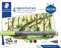 Staedler Design Journey Forest Colors Ecsetfilc készlet - Vegyes színek (4db / csomag)