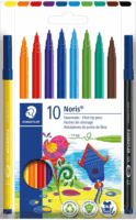 Staedtler Noris Filctoll készlet dobozban 1mm - Vegyes szín (10 db / csomag)