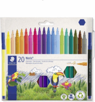 Staedtler Noris Filctoll készlet dobozban 1mm - Vegyes színek (20db/csomag)