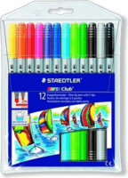 Staedtler Noris Club Kétvégű színes filctoll készlet - Vegyes színek (10db / csomag)