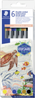 Staedtler Design Journey Australia Kétvégű színes filctoll szett - Vegyes színek (6db / csomag)