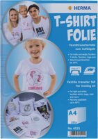 Herma T-Shirt A4 Textilre Vasalható Fólia Világos Színű Textilekhez - (20 db / csomag)