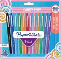 Paper Mate Flair Candy Pop Színes filctoll készlet 0.7mm - Vegyes színek (12db/csomag)