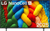LG 55" 55NANO80A3B 16:9 4K UltraHD NanoCell Smart TV
