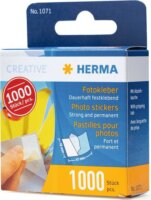 Herma 1071 Kétoldalas Papír Öntapadó Fotóragasztó 1000 darab - Fehér