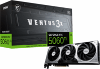 MSI GeForce RTX 5060 TI 16G GB GDDR7 Ventus 3X OC Videókártya