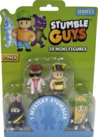 Diramix Stumble Guys 5 darabos Mini 3D figura szett 2. széria - Többféle
