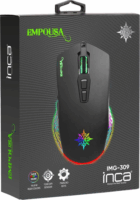 INCA IMG-309 Vezetékes Gaming Egér RGB fényel - Fekete