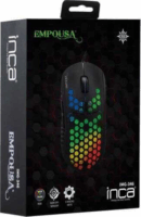 INCA IMG-346 Vezetékes Gaming Egér RGB fénnyel - Fekete