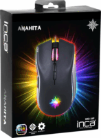 INCA IMG-349 Vezetékes Gaming Egér RGB fénnyel - Fekete