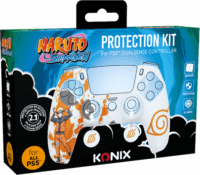 Konix Naruto PlayStation 5 Dualsense Kontroller Védőkészlet - Narancssárga / Fehér