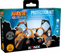 Konix Naruto PlayStation 5 Dualsense Kontroller Védőkészlet - Narancssárga / Fekete