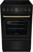 Gorenje GECS5B70CLB 4 zónás szabadonálló Elektromos Tűzhely - Fekete