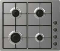 Candy CHW6LBX/4U2 Beépíthető 4 zónás Gáz Főzőlap - Inox / Fekete