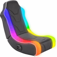 X Rocker 5140301 Chimera RGB LED Gamer Padlószék + 2.0 Beépített Audio - Fekete (Bontott)